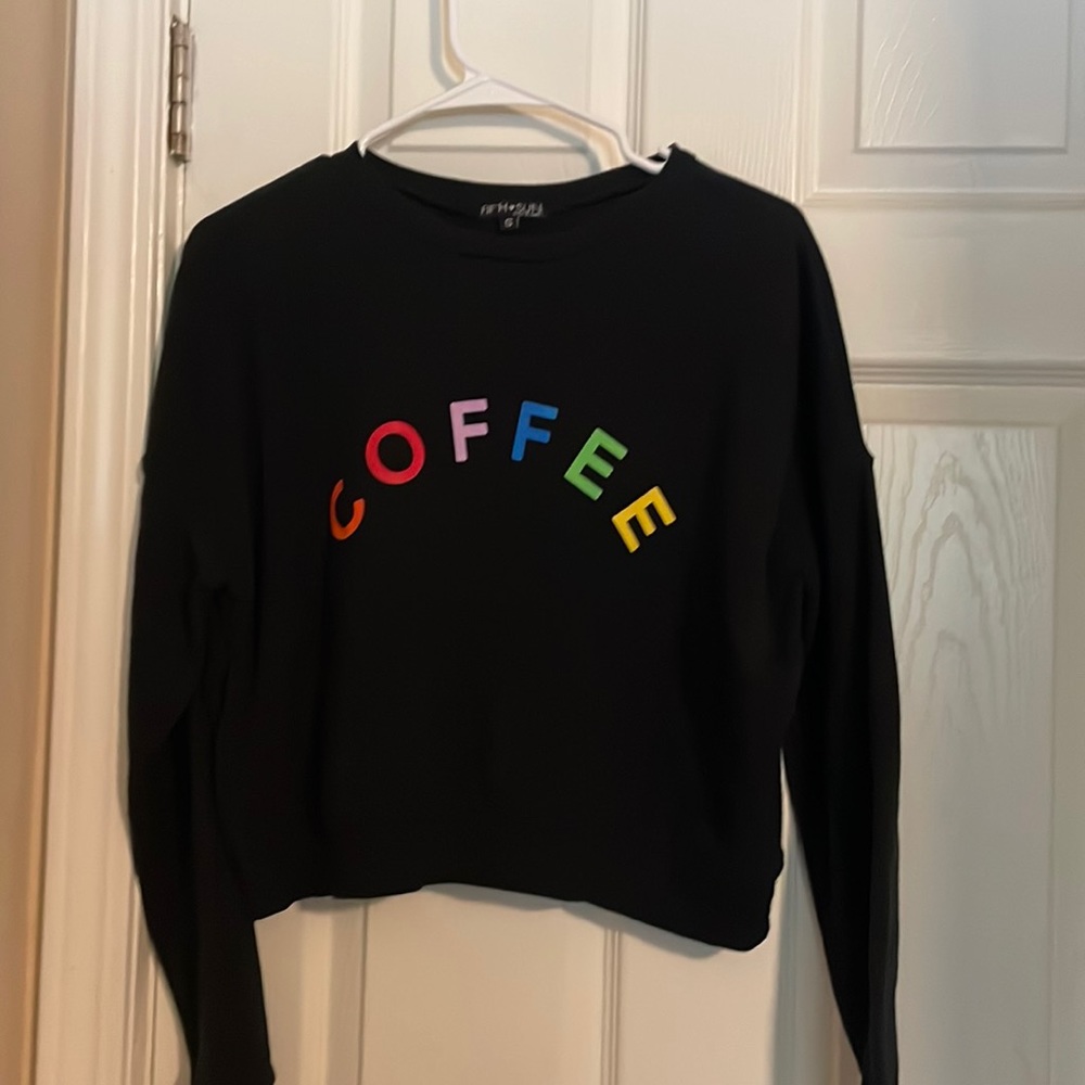Fifth Sun Coffee cropped sweatshirt